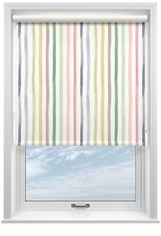 Bluebellgray Watercolour Stripe, Tetbury - Roller Blind